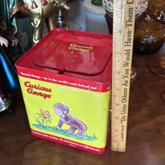 Vintage Curious George Jack In The Box Tin Musical - Picture 10 of 11